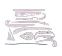 Srliya Sewing Ruler Set with High Accuracy, Flexible Size | Clear plastic material, suitable for artists, beginners, multifunctional tool