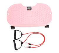 Srliya Silent Waist Twisting Machine with Rope Abdominal Twist Board Adjustable Speed Portable Home Fitness Equipment for Dance Workout (Pink)