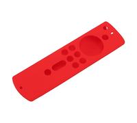 Srliya Silicone Shockproof Anti Slip Protective Cover for Fire TV Stick 4K 2018 Remote Control, Skin Friendly Material, Lanyard Included (Red)