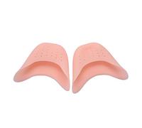 Srliya Silicone Soft Ballet Toe Pads, Full Cover Toe Protectors for Ballet Dancing with Breathable Holes Design Reduce Pain Prevent Deformation (Skin Tone is Breathable and Porous)