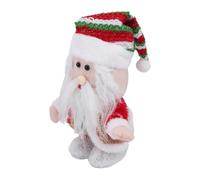 Srliya Singing Electric Santa Toy Stuffed Doll Walking Left and Right for Xmas Home Decoration 3 X AA Batteries 11.22inch for Collectible Material