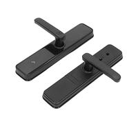 Srliya Smart Keyless Entry Fingerprint Door Lock with Multiple Unlock Methods for Secure Home Black Aluminum