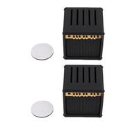 Srliya Speaker Shape Guitar Pick Holder Box, Decorative Pick Storage Organizer with Slots, Guitar Holder for Home Decor