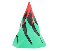 Srliya Spiral Cone Fidget Toy, 3D Printed Volcano Modeling Toy with PLA Material for Desktop Decoration, Smooth, Comfortable Hand Feeling, Convenient to Carry Around, Multi-functional