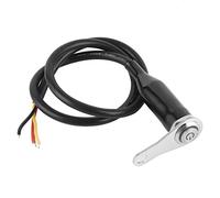Srliya Stainless Steel 12V Motorcycle Handlebar Switch with LED Blue Light for Retrofitting Spotlight Switches GM Retro Car (1*switch)