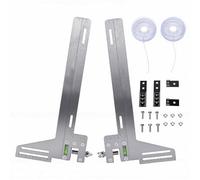 Srliya Stainless Steel Elevator Guide Gauge 400mm Extended Single Track Measuring Tool with Compact Carrying Design for Precise Rail Alignment