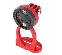 Srliya Stopwatch Extension Bracket Durable Aluminum Alloy Cycling Computer Mount for Night Riding Safety (Red)
