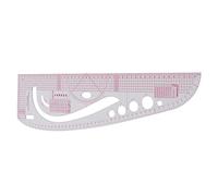 Srliya Tailor Ruler 3245 Transparent Flexible High Accuracy | French Curve, Transparent Plastic, Flexible Design, Clothing Measurement, Sewing Projects, Most Garments