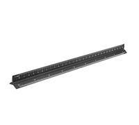 Srliya Triangular Metal Scale 11.8in Measurinmg Range Aluminum Alloy Design Drawing Tool