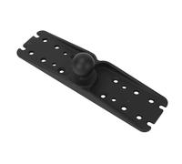 Srliya Universal Aluminum Fish Finder Mounting Plate Durable Marine Electronic Bracket for Enhanced Fishing Experience