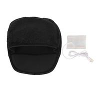 Srliya USB Heated Mouse Pad Plush Heated Mouse Mat Removable Hand Warming Mouse Pad with Wristguard for Working Gaming