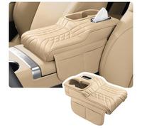 Srltsy Car Center Armrest Cushion for Ford Puma Gen-E 2024 2025 2026 Long Drive Comfort,Beige