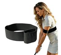 SRLWMYI Golf Training Aids, Golf Swing Trainer, Slider Golf Aid - Adjustable Arm Band for Swing Correcting, Professional Motion Correction Belt for Right and Left-Handed Golfers (Unisex, Nylon)