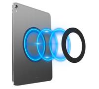 SRLWMYI Tablet Wall Mount Magnetic Holder for Home Office Car Gym Kitchen Compatible with iPad Pro Mini Air, and Most Tablets Sleek Black Design Magnetic Pad Wall Mount Versatile Tablet Holder