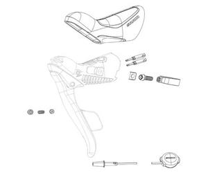 SRM REC ABRAZADERA DOBLEMANDO RED/Force ETAP AXS (PAR)