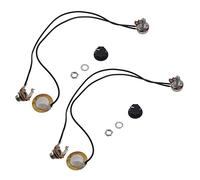 SRMAN 2 set 27MM Guitar Pickup Piezo Transducer Prewired Amplifier with 6.35MM Output Jack