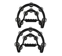 SRMAN 2X Compact Double Half Moon Music Tambourine Percussion Tamborine Drum