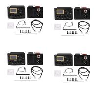 SRMAN 4X Acoustic Guitar Pickup Tuner 5-Band Eq Equalizer Acoustic Guitar Preamp Piezo Pre-Amp Amplifier System