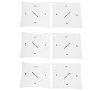 SRMAN 6Pcs Guitar Fingerboard Fretboard Saddle Nut Radius Gauge Measuring Stainless Steel Tool