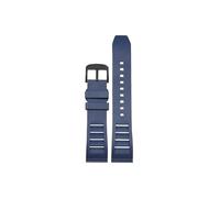 Srndsydak 20mm 22mm Fit for Breitling Avenger Super Ocean Fluoro Rubber Watch band(Blue black pin buckle,22mm)