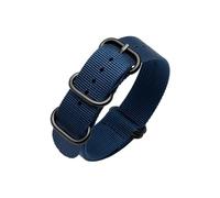 Srndsydak 24mm Sport Camouflage Nylon Men Watch Strap Fit for Suunto 9 Baro 7 D5 /Spartan Outdoor Waterproof Replacement Watchband(B blue-black)