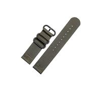Srndsydak 24mm Sport Camouflage Nylon Men Watch Strap Fit for Suunto 9 Baro 7 D5 /Spartan Outdoor Waterproof Replacement Watchband(A army green-black)