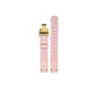 Srndsydak Fit for DW Daniel Wellington Small Round Watch 28mm 32mm Dial Nylon Women Watchstrap 12mm 14mm(A Pink-Gold,For 32mm dial)