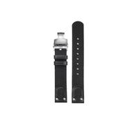 Srndsydak Fit for DW Daniel Wellington Small Round Watch 28mm 32mm Dial Nylon Women Watchstrap 12mm 14mm(A Black-Silver,For 32mm dial)