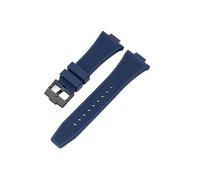 Srndsydak Men's Rubber Bracelet Fit for Tissot 1853 PRX Super Player T137.407 T137.410 Waterproof Silicone Watch Strap(Dark blue-Black)