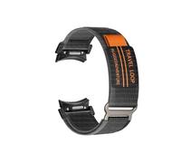 Srndsydak No Gaps Trail Loop Band Fit for Samsung Galaxy Watch 6 5 4/6Classic 4Classic/5Pro(Grey black,For Galaxy 4 40/44mm)