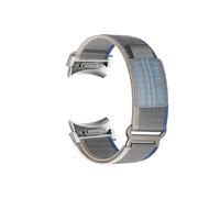 Srndsydak No Gaps Trail Loop Band Fit for Samsung Galaxy Watch 6 5 4/6Classic 4Classic/5Pro(Grey blue silver,For Galaxy 4 40/44mm)