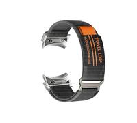 Srndsydak No Gaps Trail Loop Band Fit for Samsung Galaxy Watch 6 5 4/6Classic 4Classic/5Pro(Grey silver,For Galaxy 6classic 43/47mm)