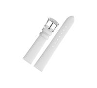 Srndsydak Universal Watchband Men Women 6mm 8mm 10mm 12mm 14mm 16mm 18mm 20mm Milanese Watch Strap(White-silver,14mm)