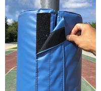 SRNSAEB 2 5 7 10 14 18 20 23 25 CM Dia Pole Padding Wrap Around, All-Weather Padding for Poles in The Basement/Garage/Basketball Hoop/Playground/School, Post And Column Pads(Blue,Dia 1in (2.5cm))