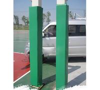 SRNSAEB 2 Pack Padded Wrap for Garage Column With Fastener, 10x10 15x15 18x18 25x25 30x30 35x35 CM Basketball Pole Padding Outdoor, Shock Absorbing Square Post Protector Pad(2pcs Green,15x15/38x38cm)