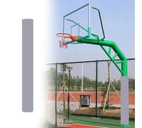 SRNSAEB 6 9 11 14 16 22 CM Foam Pole Protector Padding, Basement Pole Bumper Pad/Round Basketball Post Padding Wrap Around for Metal/Concrete/Cement Columns(Gray,Dia 90mm (3 1/2in))
