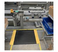 SRNSAEB 60 80 100 120 CM Wide Anti Static Standing Mat, 60 80 100 120 140 160 180 200 CM Long Thick Ergonomic Anti Fatigue Mats Conductive Matting for Operator's Room/Bench/Station(80x120x2cm)