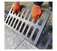 SRNSAEB Customisable Drainage Grates for Concrete Cars/Pickup Trucks/Person, Replacement Sewer Cover Lid Outdoor Outside, Driveway Drain System/Cast Iron Rain Covers Plate(50x50x5cm(20x20x2in))