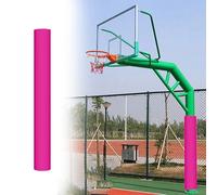 SRNSAEB UV-resistant Foam Garage Pole Padding 180cm High, Wrap Around Pads Metal Post Fit 11 14 16 22 CM Street Light/Basketball Hoop/Concrete Pillar, Basement Pole Cushion(Pink,Dia 140mm (5 1/2in))