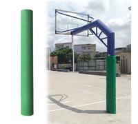 SRNSAEB Wrap Around Wood Post Protective Pad Custom Colour Dia Height, Pole Protection Padding Round Fit 11cm 14cm 16cm 22cm Metal/Cement Column, Pole Cushion Pad Garage Basement(Green,Dia 220mm)
