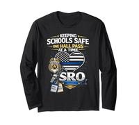 SRO School Resource Officer Keeping Schools Safe Long Sleeve T-Shirt