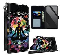 SROJDHFJB Buddha Cosmic for Galaxy S20 FE 2020/2022 Wallet Case with Wrist Strap, Flip PU Leather Card Holder Phone Case Magnetic Closure Kickstand Shockproof Purse Cover for Galaxy S20 Lite