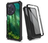 SROJDHFJB Early Morning Misty Forest for Cricket Icon Plus 2026 w/Tempered Glass Screen Protector, 2 Layers Shockproof PC Frame + Soft Bumper Phone Case for Att Verge 2 SN333A