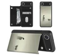 SROJDHFJB Ethereal Jesus Herding Sheep for iPhone 17 Air Wallet Case with Card Holder, RFID Blocking Flip Soft PU Leather Kickstand Magnetic Closure Slim Purse Phone Case for iPhone 17 Air