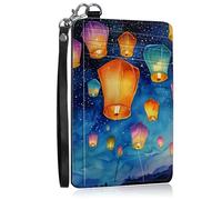 SROJDHFJB Mini Credit Card Holder Wallet for Women, RFID Blocking Small Card Case, Altar Lamp, Minimalist