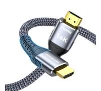 SROMGEE 16K HDMI to HDMI Cable 3.3FT Stable Signal, 96Gbps Ultra High Speed Durable Interface HDMI 2.2 Cable 16K@60HZ 8K@120Hz 4K@480Hz HDMI Cord HDR for PS5 Xbox Series X/S Apple TV