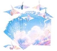 Srotmirw 400 Sheets Starry Sky Double Sided Gold Origami Paper