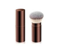 SROUPSUTKK 1/2Pcs Retractable Foundation Makeup Brush Flat/Angle For Powder Blush Concealer Portable Tools Makeup Tools(A2)