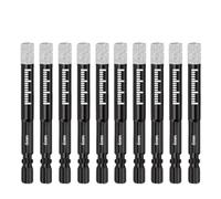 SROUPSUTKK 10PCS 6mm Dry Diamond Drill Bits Set For Tile Brick Plastic and Wood Tungsten Carbide Tip Driilling Tools drill bit(10PCS6MM)