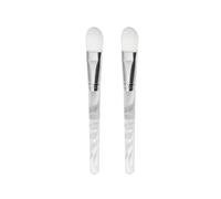 SROUPSUTKK 12/6/2pcs Facial Mask Brushes Set Face-Mask Applicator Soft Application Brush With Clear Plastic Handle Makeup Tools(Tongue type-2pcs)